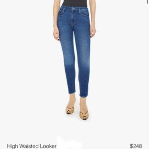 High Waisted Looker Mother Jeans